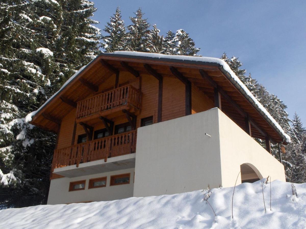 Magnificent Chalet On The Mountain Slopes Les Gets Eksteriør bilde
